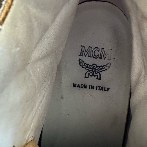 MCM 24K Gold Wedge Sneakers - Picture 3 of 16